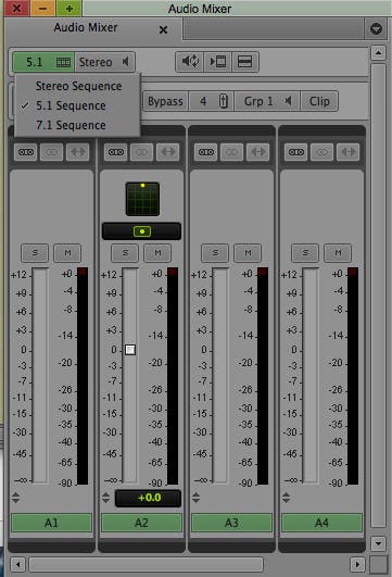 Setting how you want to mix a sequence
